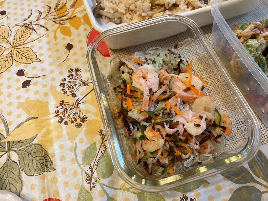 料理教室マンツーマン春雨酢の物