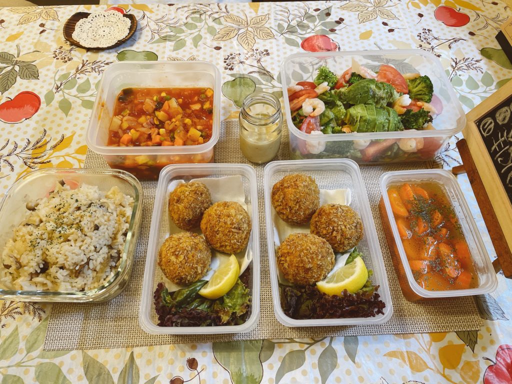 料理教室マンツーマンメンチカツセット