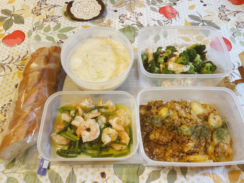 料理教室マンツーマンじゃがミートチーズ焼きセット