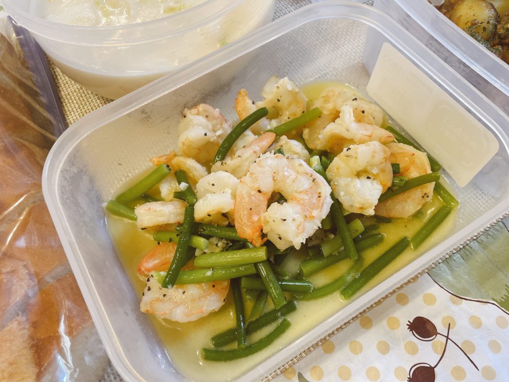 料理教室マンツーマンガーリックシュリンプ