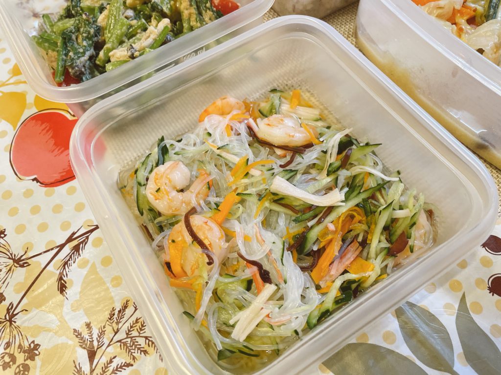 料理教室マンツーマン春雨酢の物