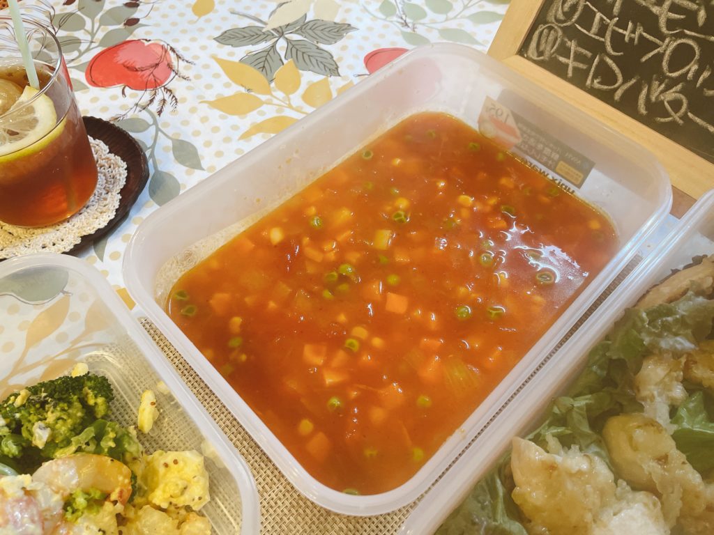 料理教室マンツーマンミネストローネ