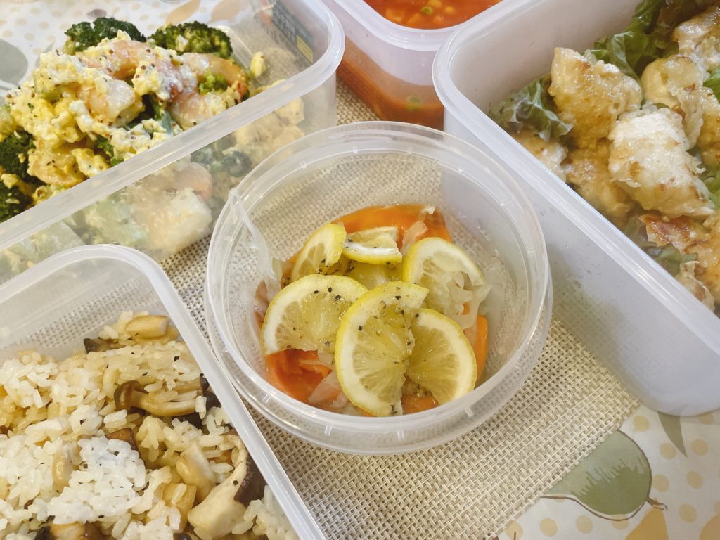 料理教室マンツーマンサーモンマリネ