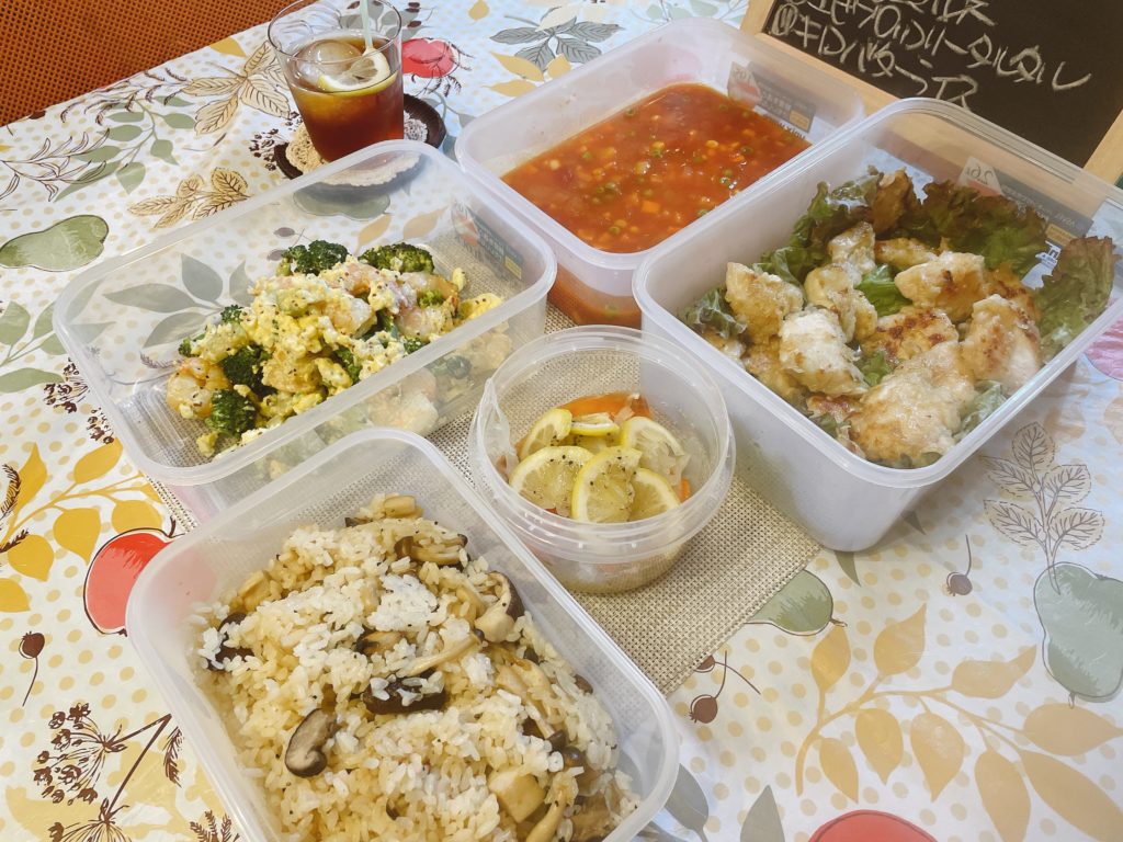 料理教室マンツーマンチキンナゲット風セット