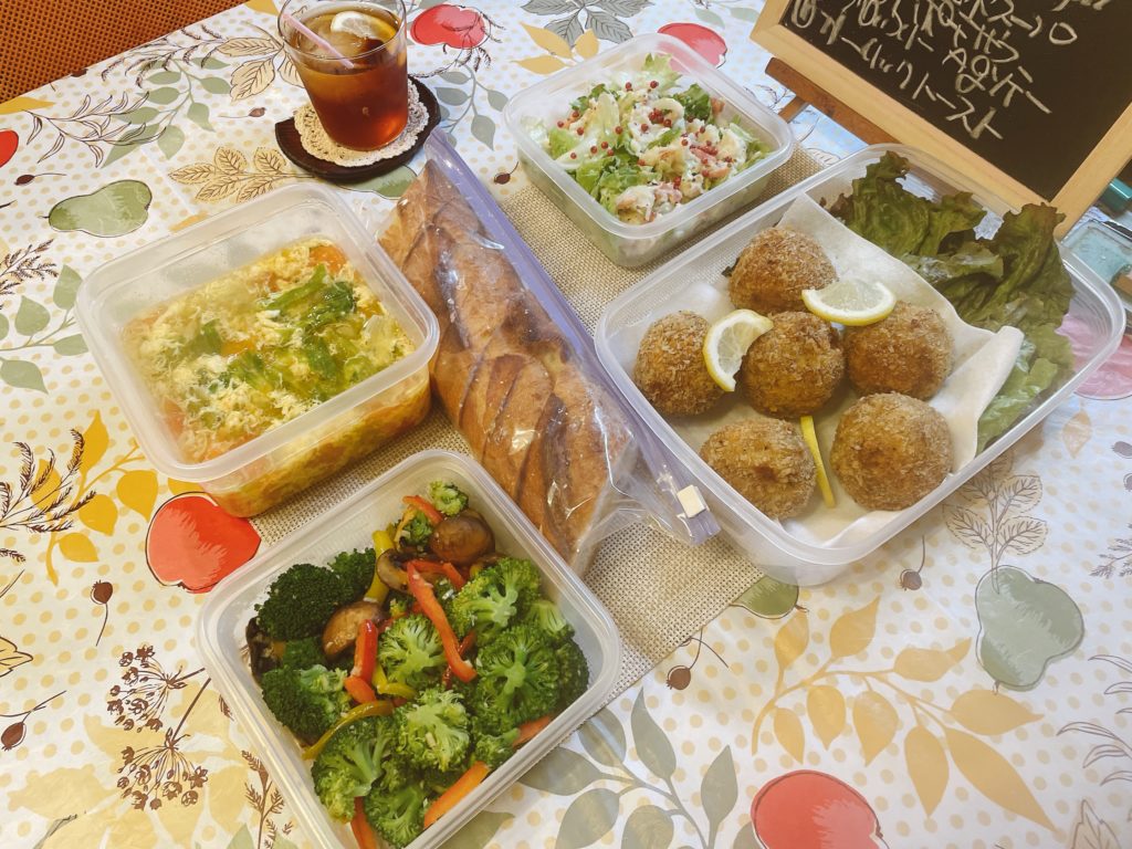 料理教室マンツーマンメンチカツセット