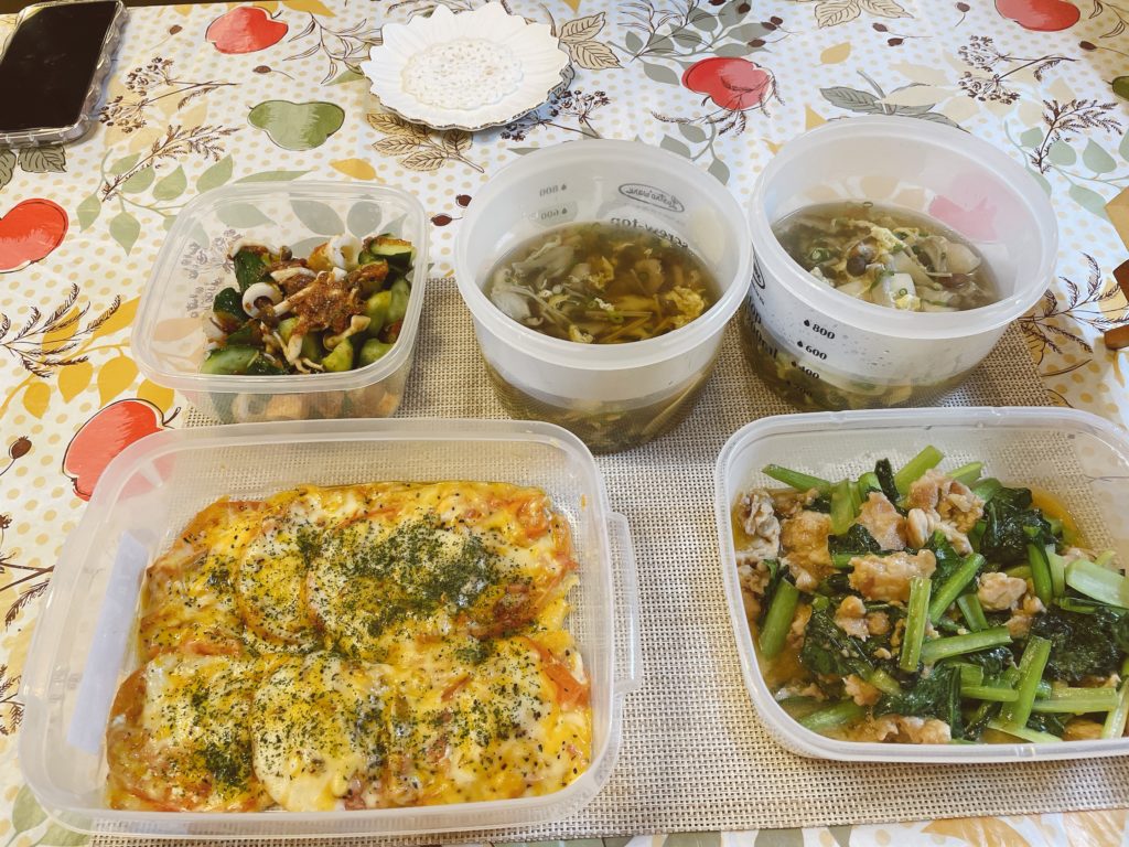 料理教室マンツーマン小松菜豚味噌炒めセット