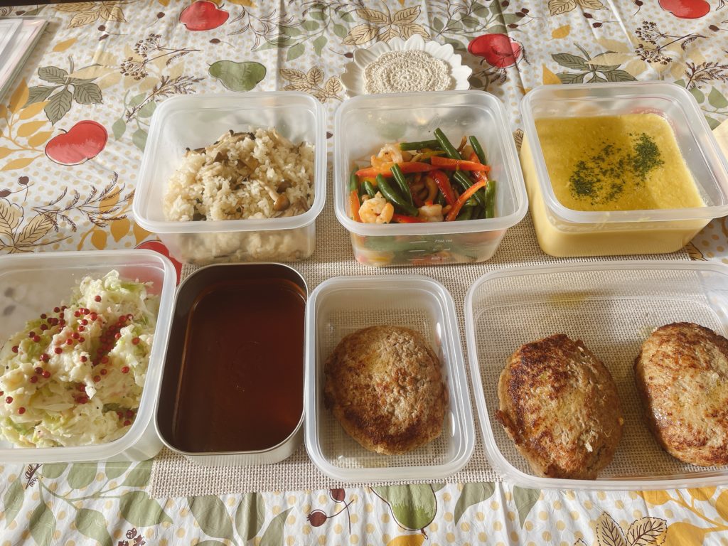 料理教室マンツーマンデミハンバーグセット