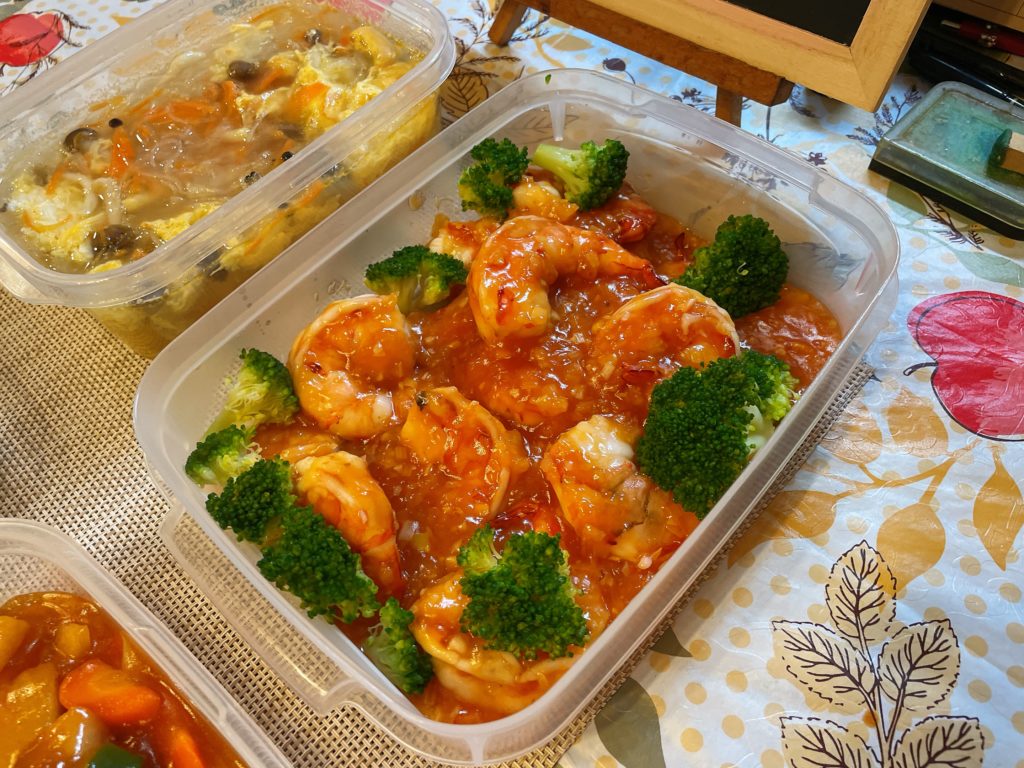 料理教室マンツーマンエビチリ