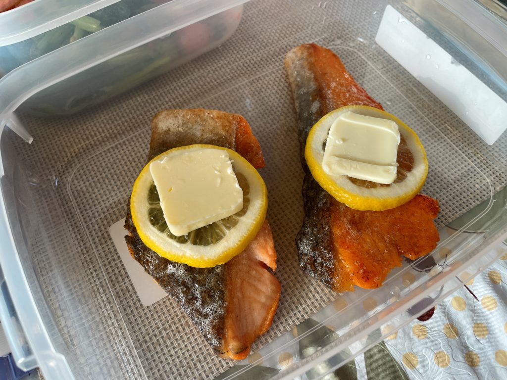 料理教室マンツーマン鮭レモンバター