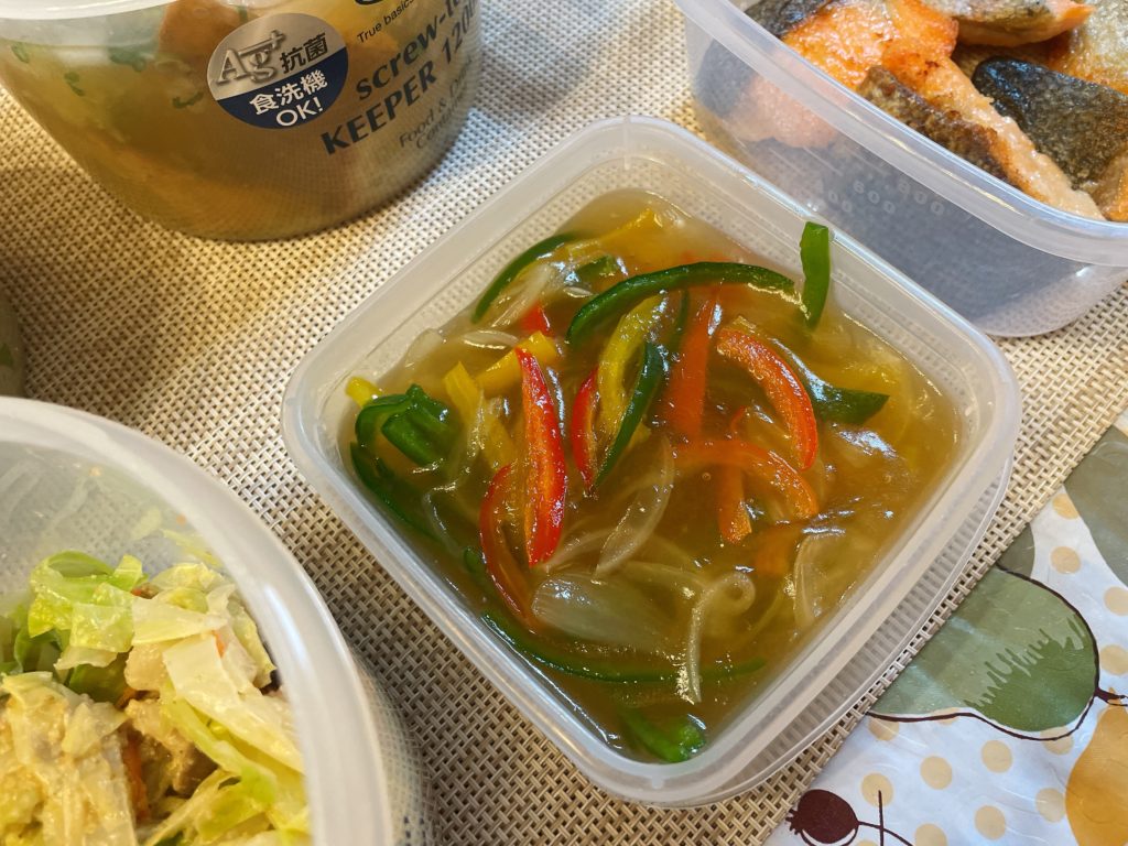 料理教室マンツーマンカラフル野菜あん