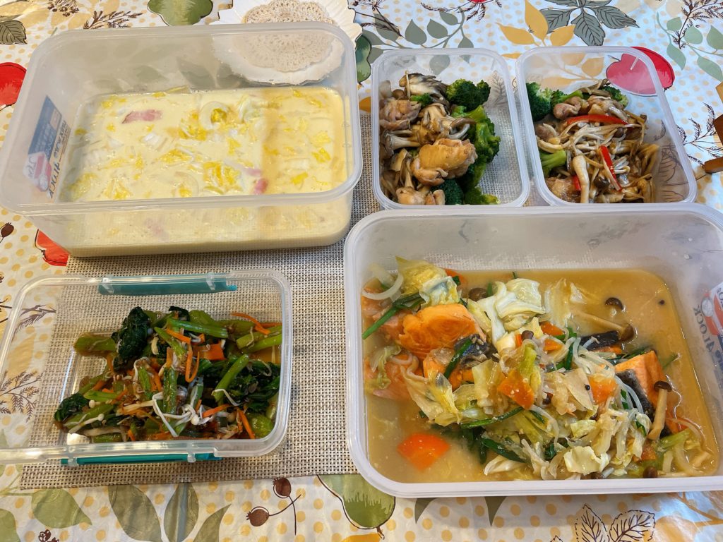 料理教室マンツーマン鮭のちゃんちゃん焼きセット