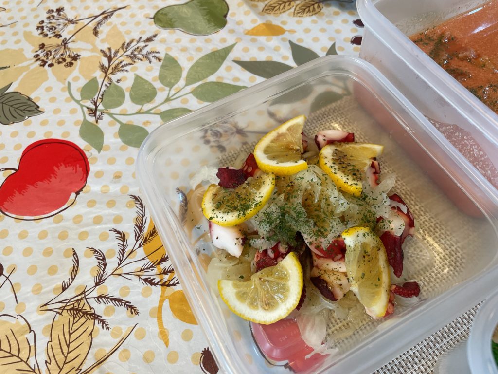 料理教室マンツーマンタコマリネ