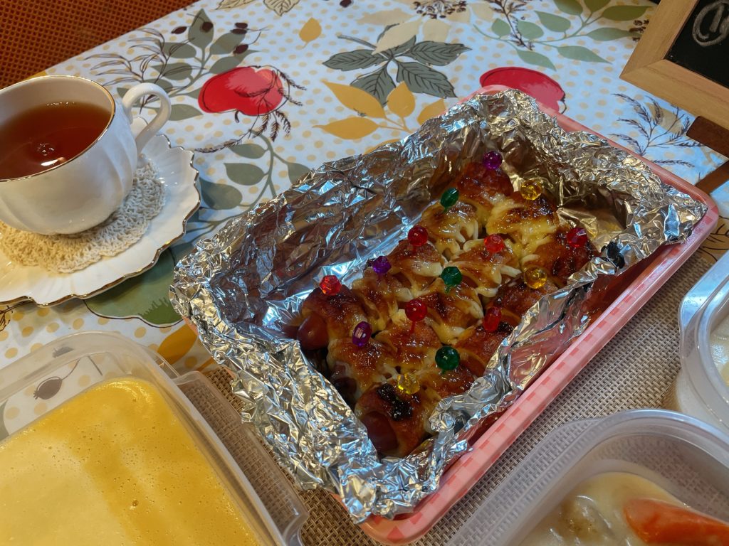 料理教室マンツーマン竹輪ウインナーマヨ焼き