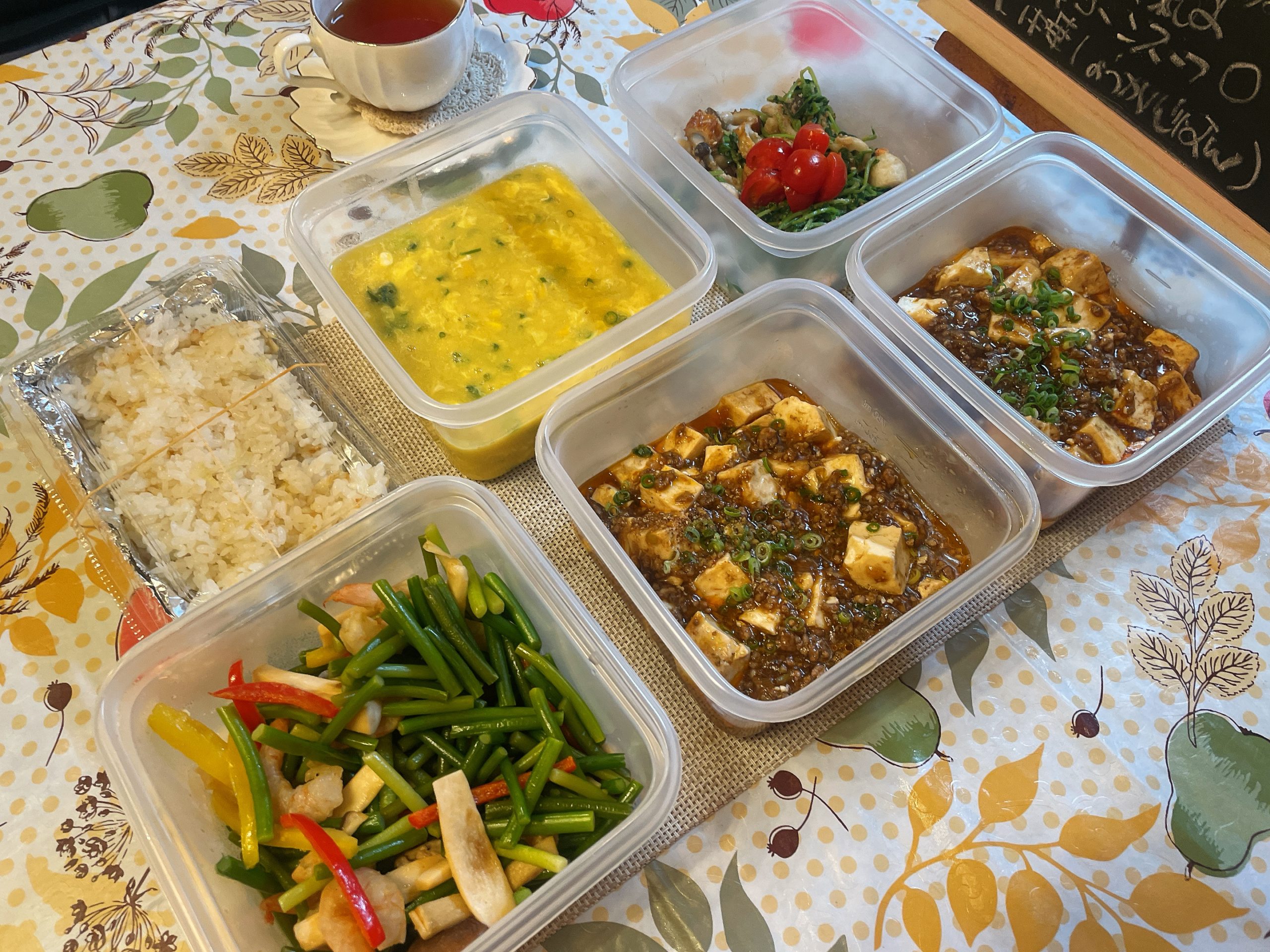 料理教室マンツーマン麻婆豆腐セット