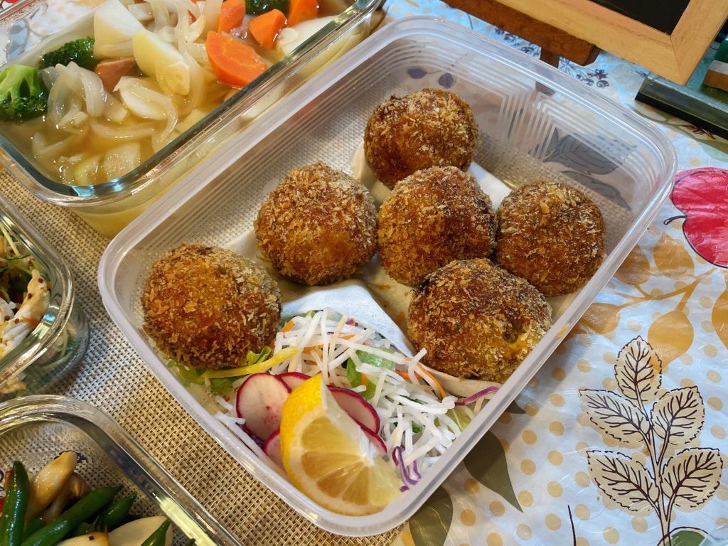 料理教室マンツーマンかぼちゃコロッケ