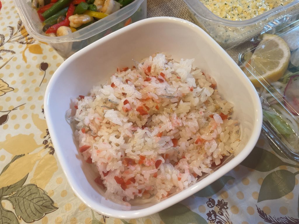 料理教室マンツーマン梅じゃこごはん