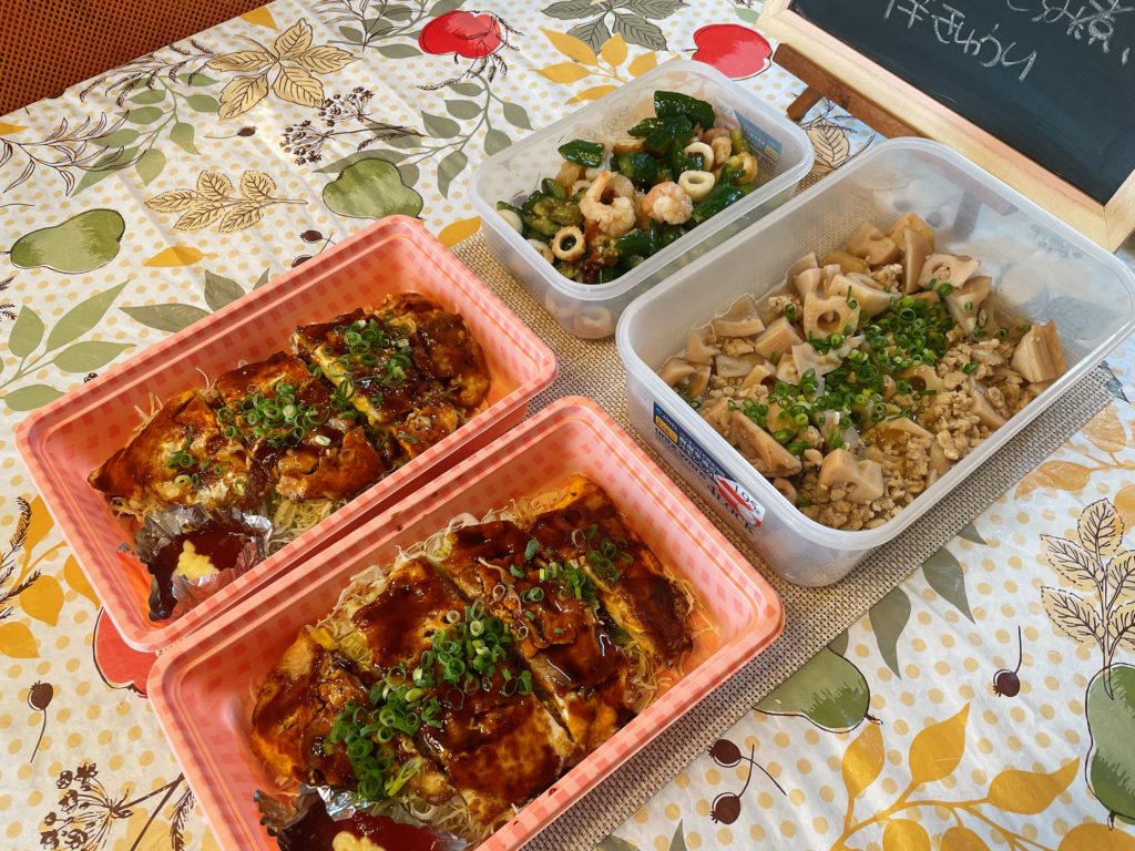 料理教室マンツーマンとん平焼きセット