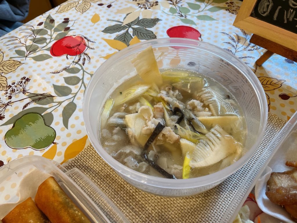 料理教室マンツーマンネギバラスープ