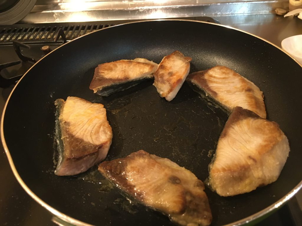 料理教室マンツーマン鰤照り③