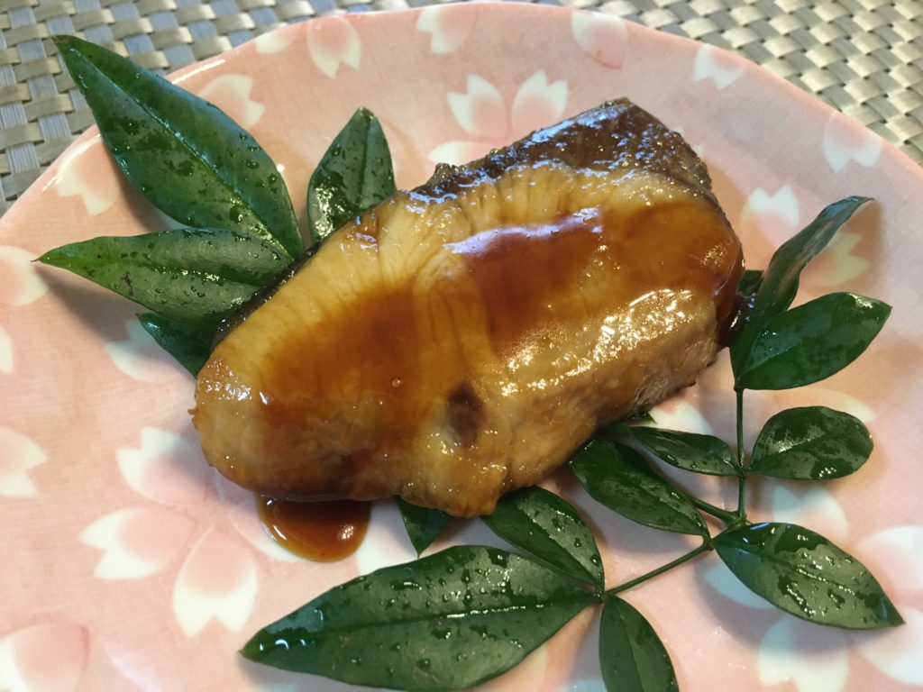 料理教室マンツーマン鰤照り⑥