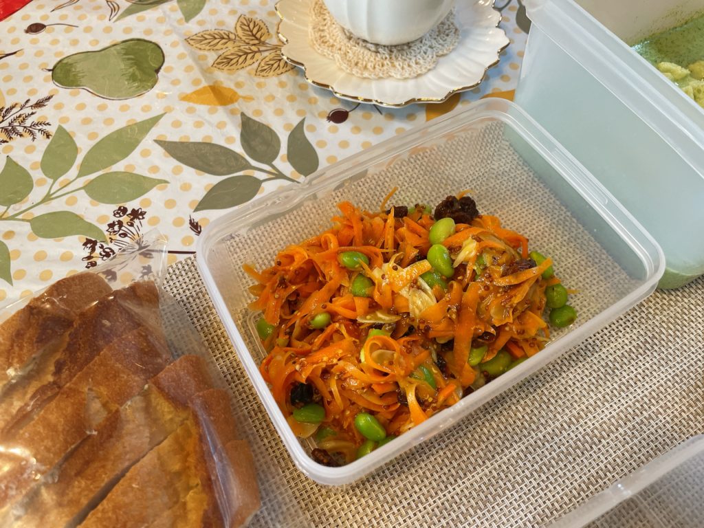 料理教室マンツーマン人参ラペ