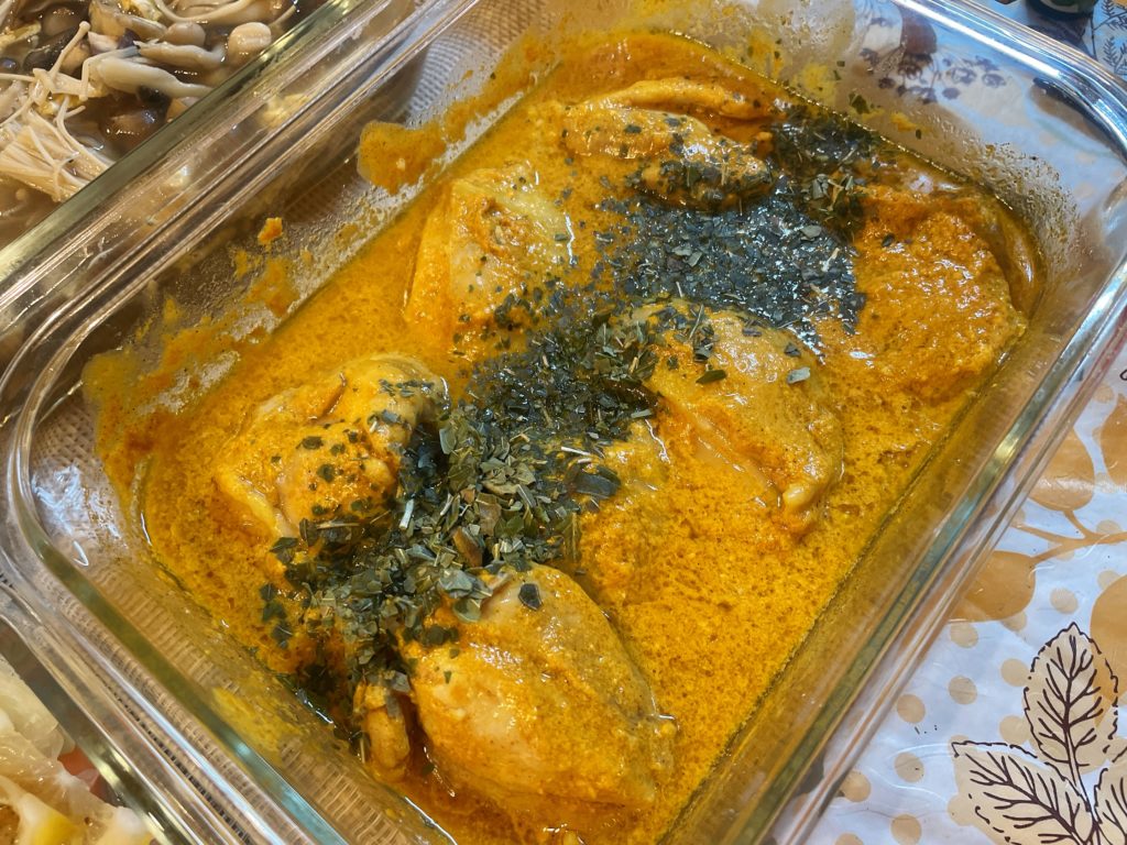 料理教室マンツーマンバターチキンカレー