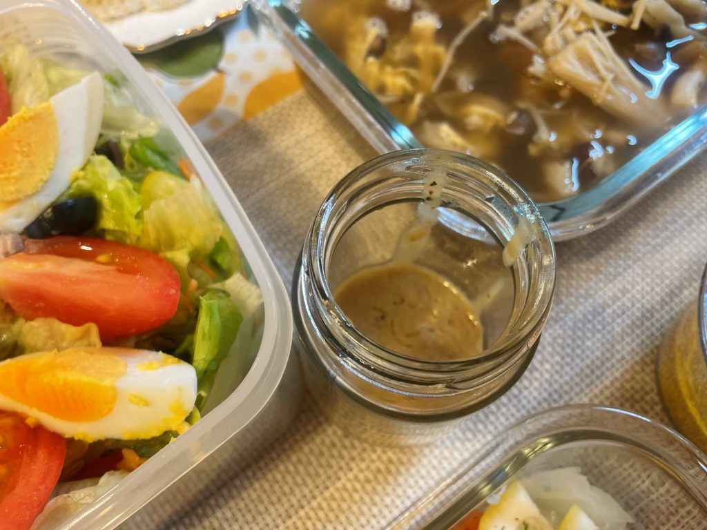 料理教室マンツーマンサラダドレッシング