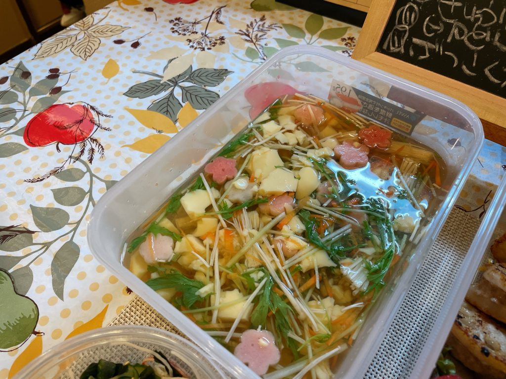 料理教室マンツーマン野菜吸い物