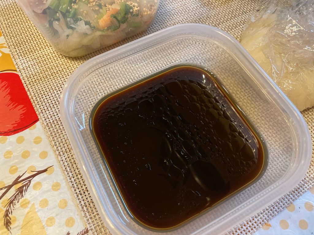 料理教室マンツーマン自作ニンニクポン酢