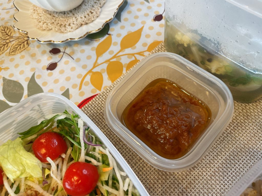 料理教室マンツーマン梅ドレッシング