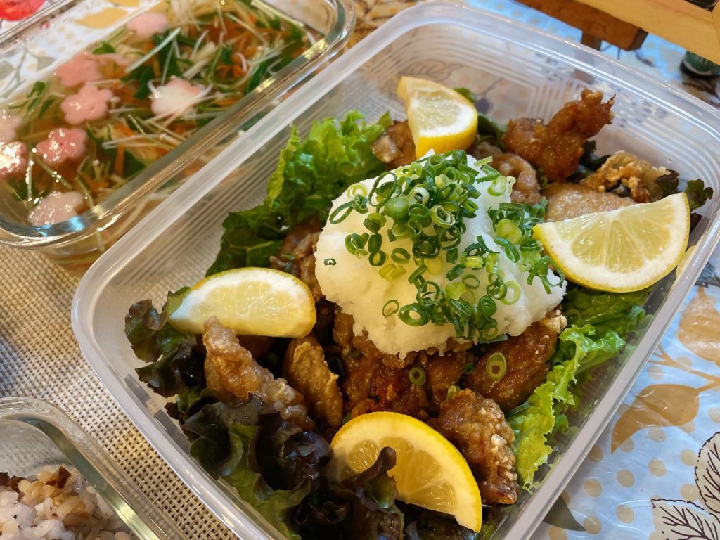 料理教室マンツーマン豚こま唐揚げ