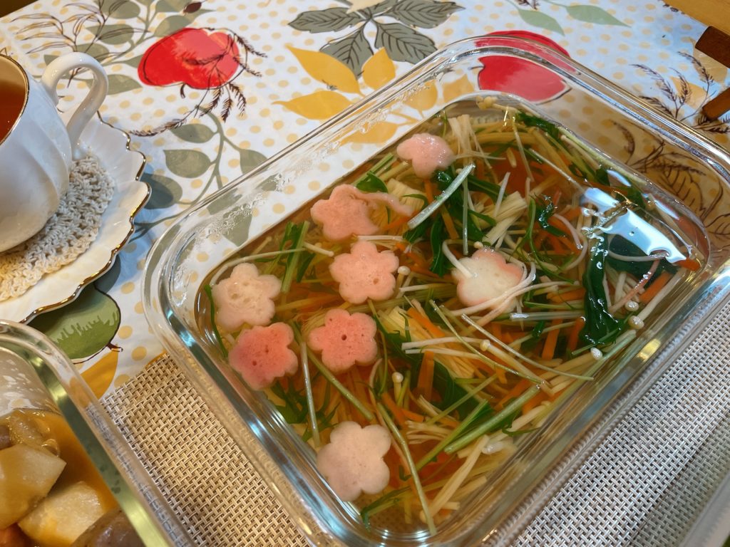 料理教室マンツーマンカニカマお吸い物