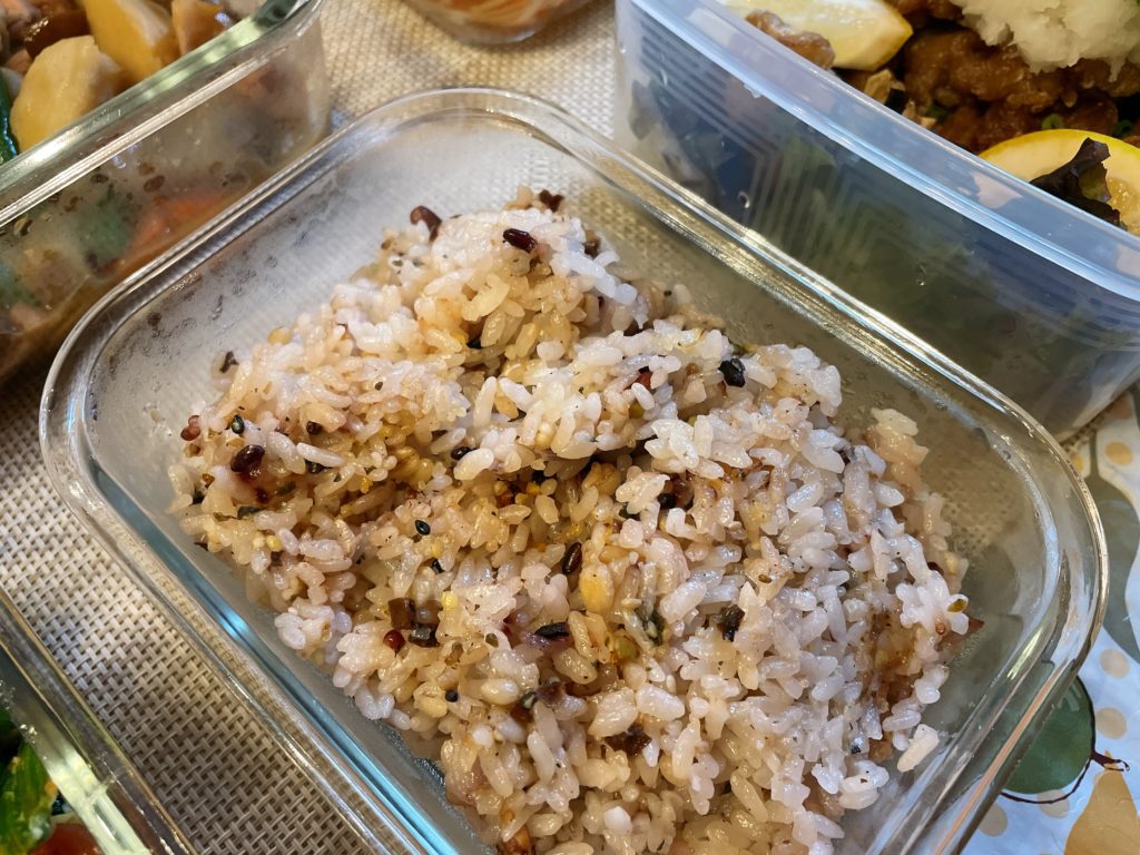 料理教室マンツーマン雑穀米ごはん