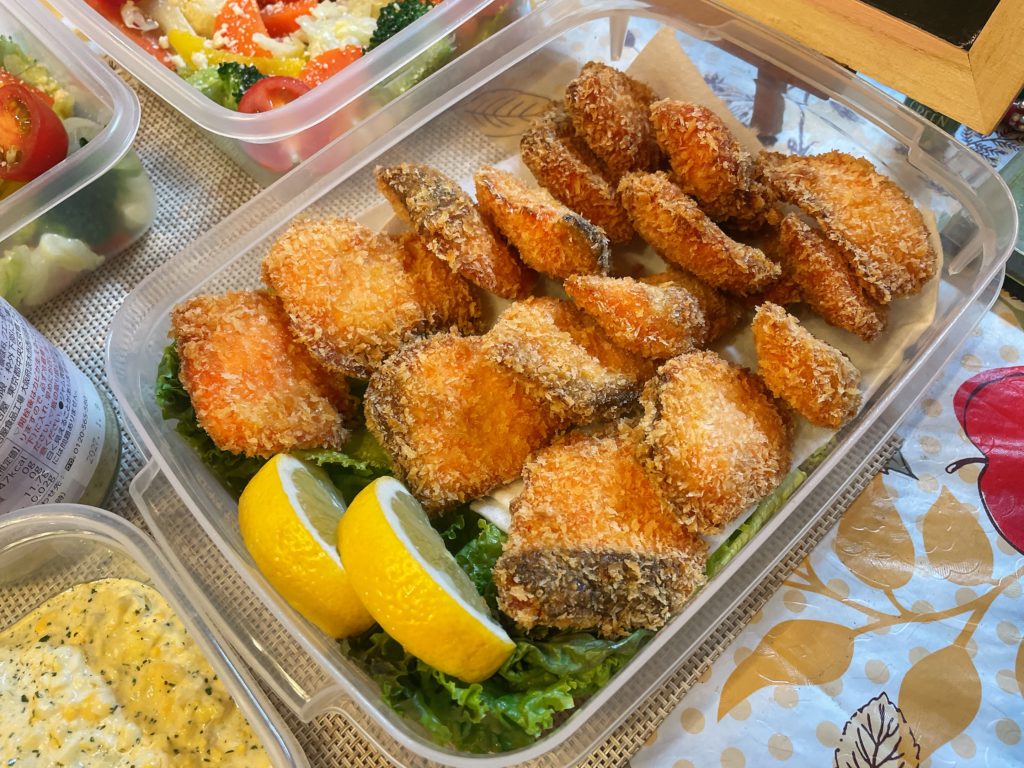 料理教室マンツーマン一口鮭フライ