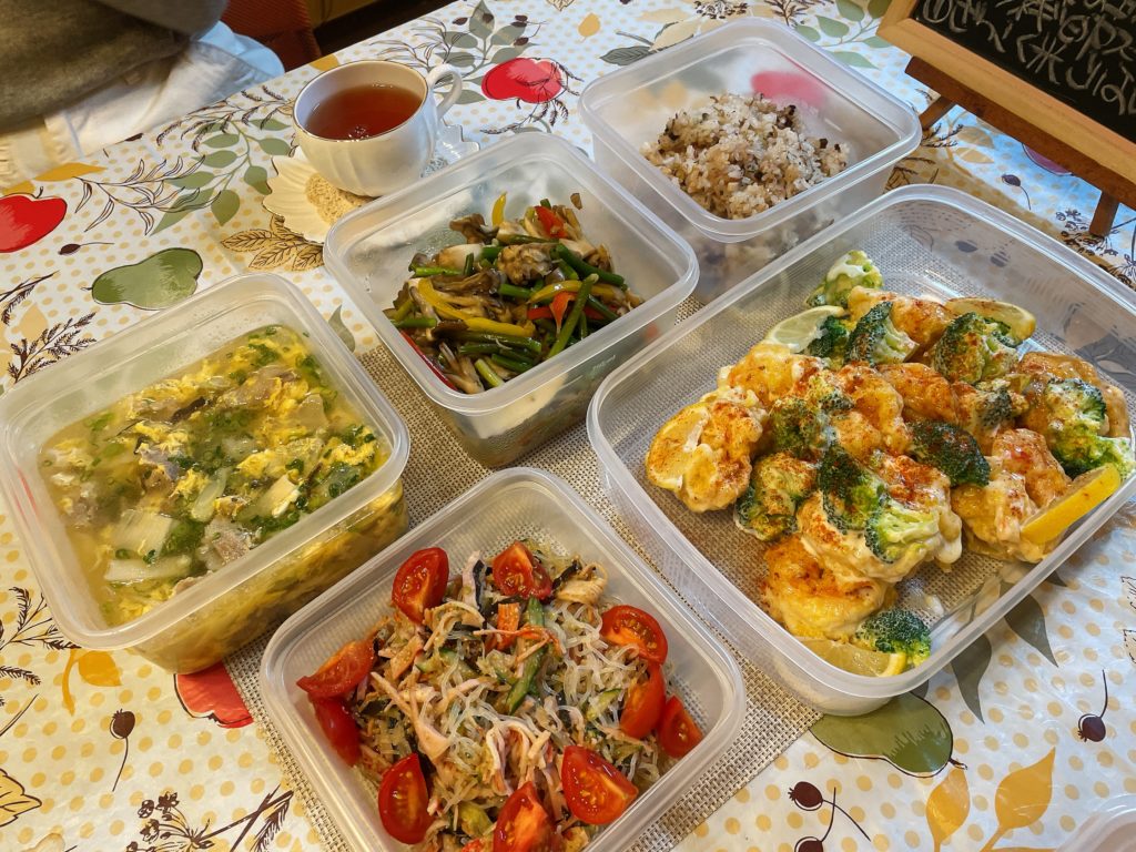 料理教室マンツーマンエビマヨセット