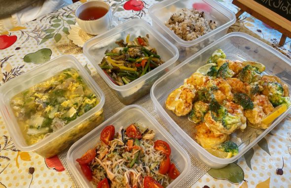 料理教室マンツーマンエビマヨセット