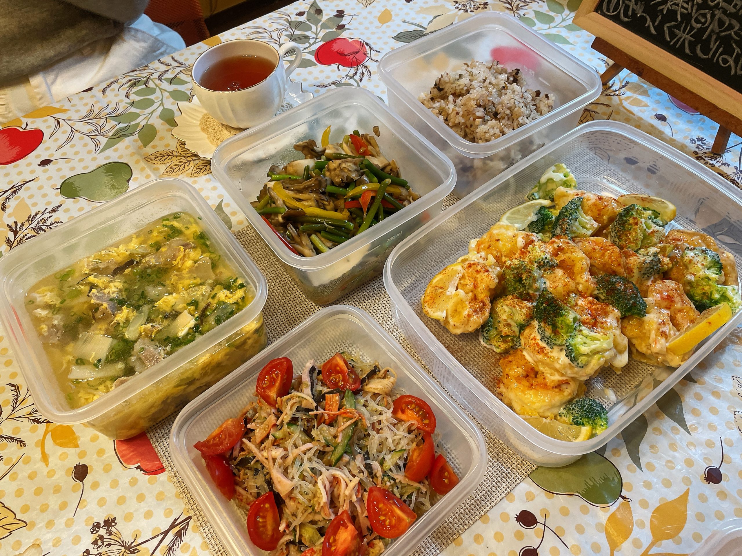 料理教室マンツーマンエビマヨセット