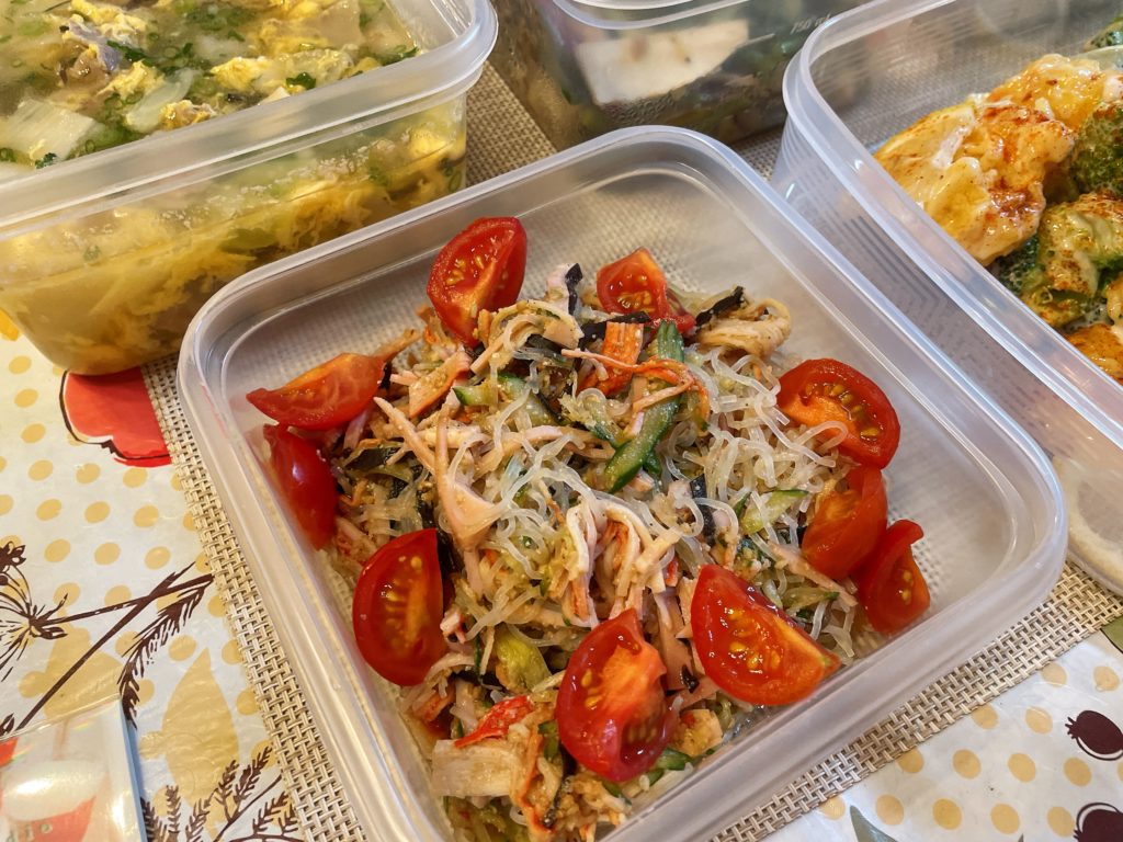 料理教室マンツーマン春雨酢の物