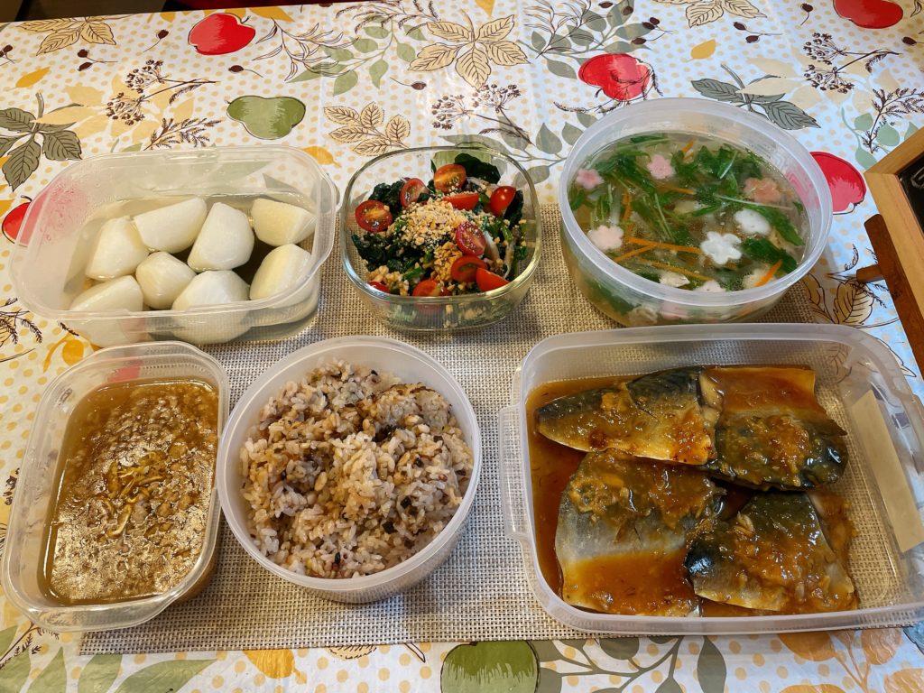 料理教室マンツーマンサバの味噌煮セット