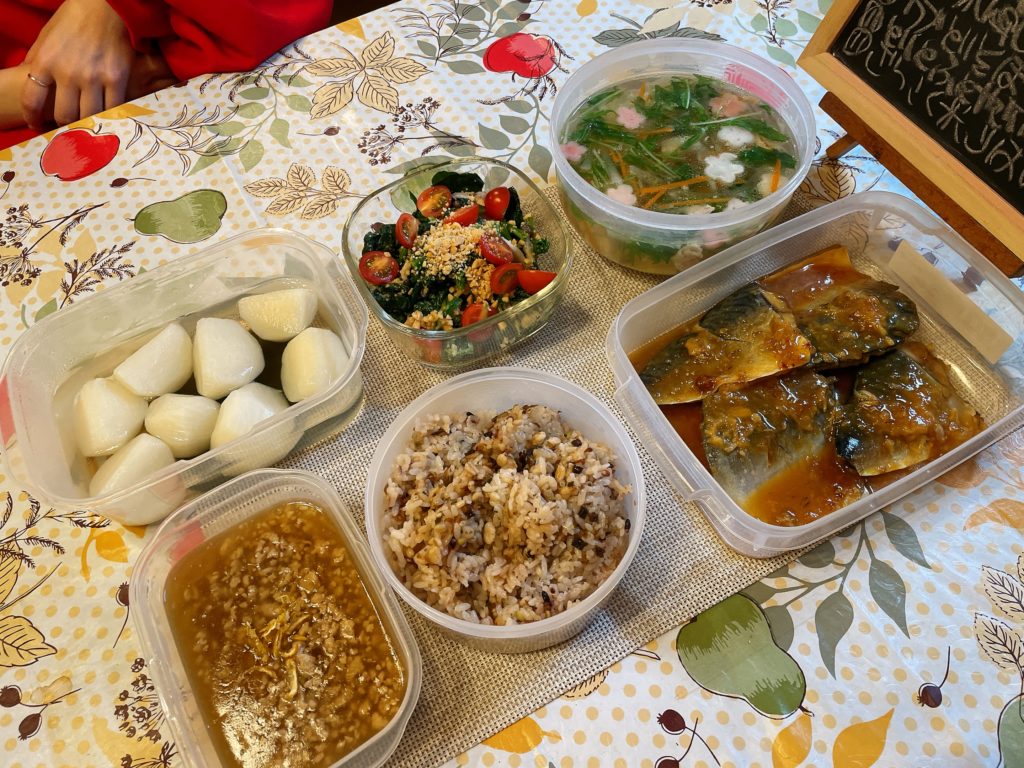 料理教室マンツーマンサバの味噌煮セット