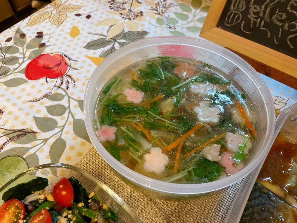 料理教室マンツーマン鶏吸い物