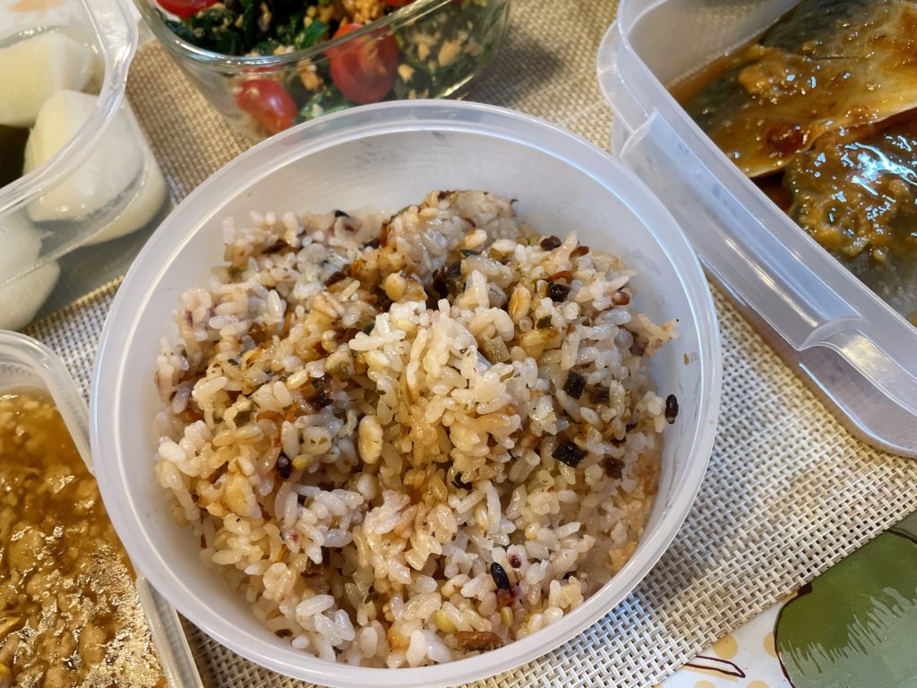 料理教室マンツーマン雑穀米ごはん