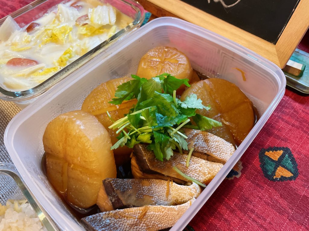 料理教室マンツーマンぶり大根