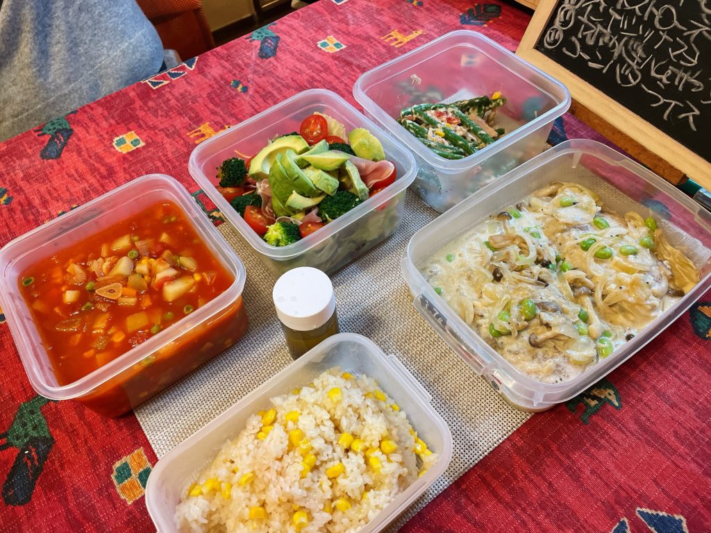 料理教室マンツーマンチキンクリーム煮セット