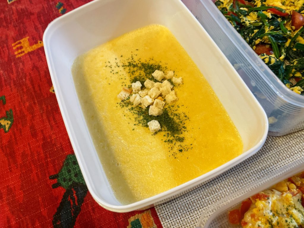 料理教室マンツーマンコーンスープ