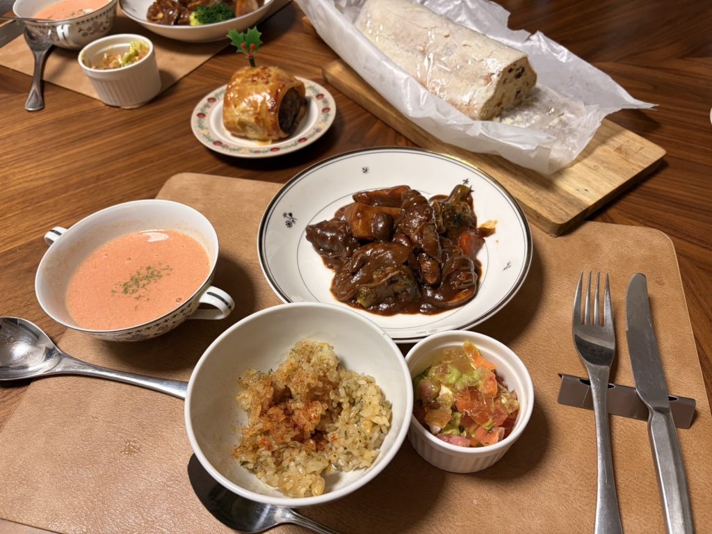 料理教室マンツーマンおうちクリスマスセット