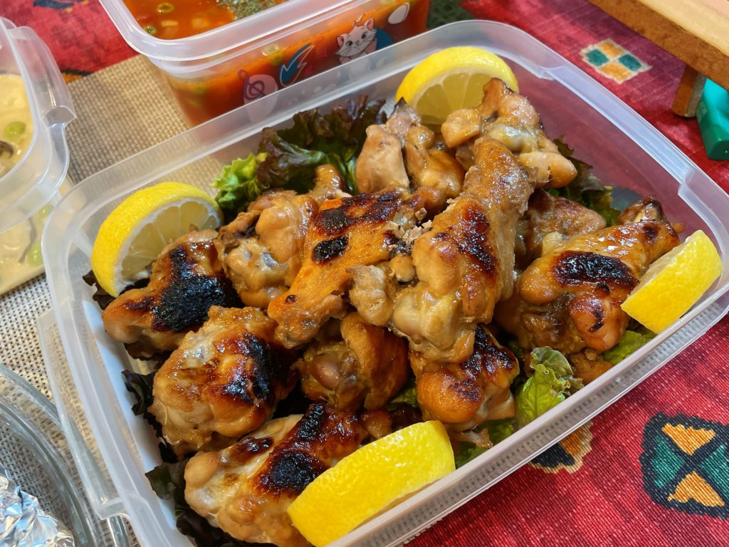 料理教室マンツーマン手羽元ローストチキン