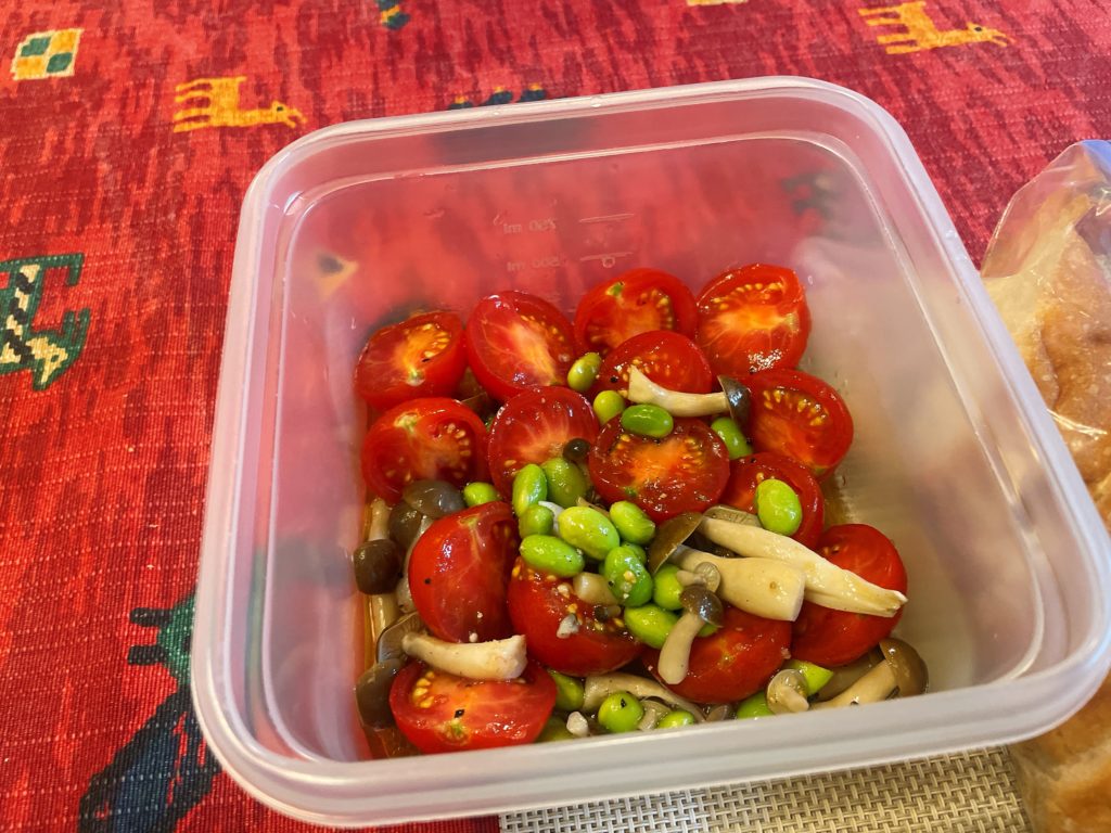 料理教室マンツーマントマトマリネ