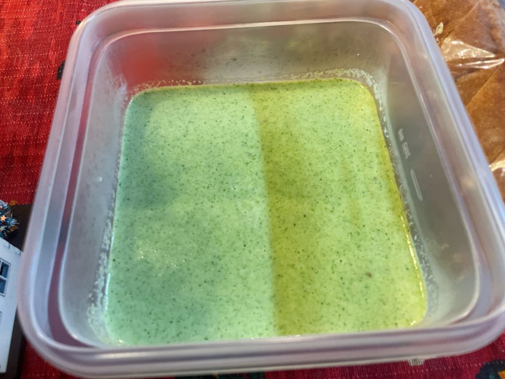 料理教室マンツーマンブロッコリーポタージュ