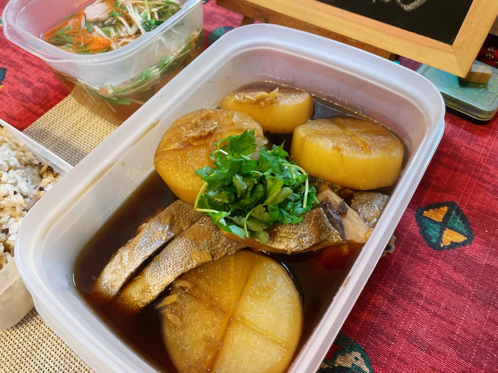 料理教室マンツーマンぶり大根